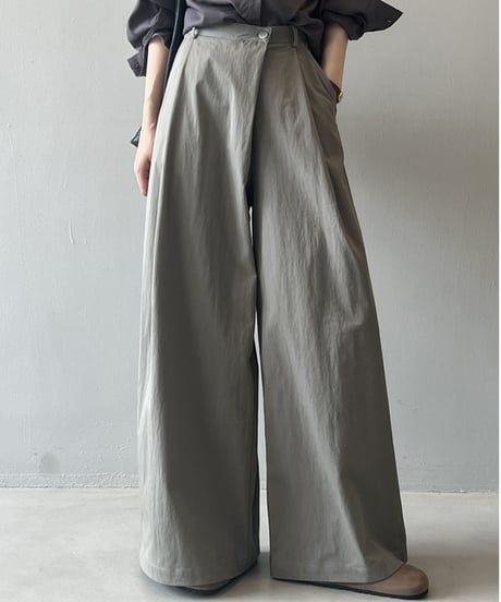 tuck wide pants /3color　FL2746