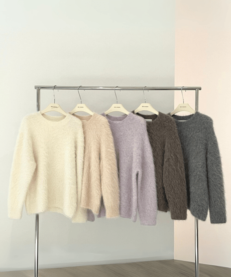 pullover knit sweater /5color　FL3118