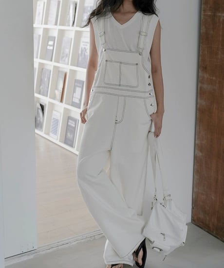 white collar overalls　FL2430