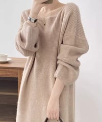lantern sleeve knit /4color　FL2722