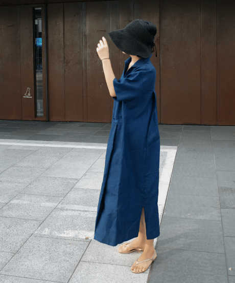 cotton linen dress　FL2132