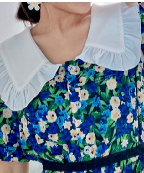 big collar dress　FL3415