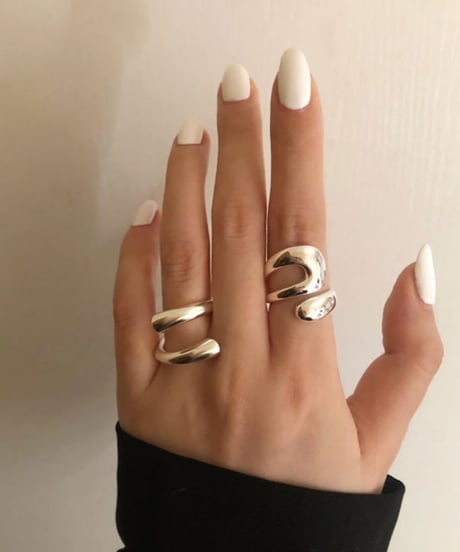 asymmetric open ring 2set　FL2116