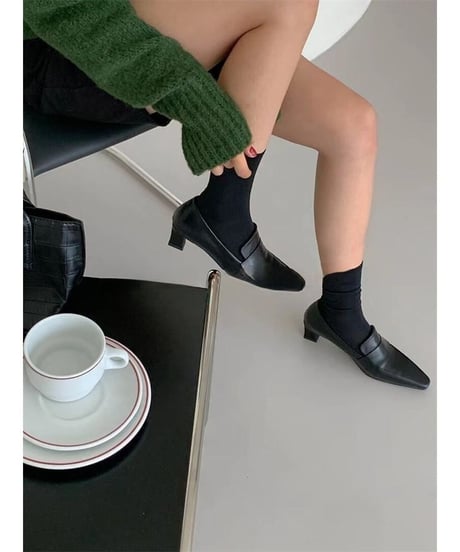 french heel loafers /3color　FL2311
