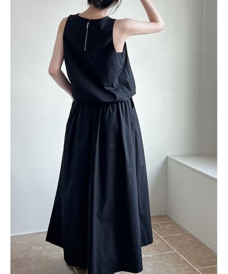 sleeveless tops and skirt set-up　FL2396