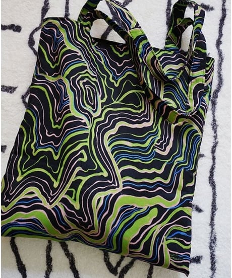 abstract print tote bag　FL2265