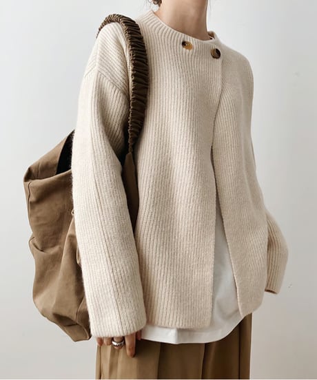 long sleeve cardigan sweater /3color　FL2995