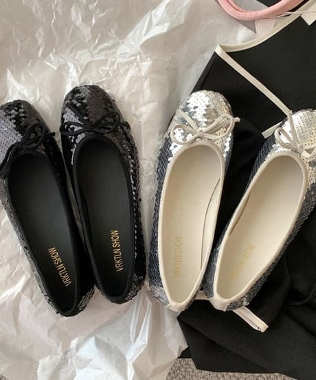 metallic flat shoes　FL2266
