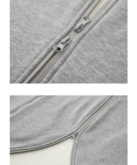 double zipper hoodie /2color　FL2675