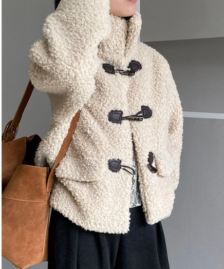 stand collar babo an jacket /2color　FL3018