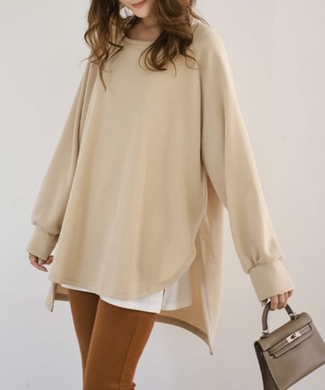 oversized casual knit tops /5color　FL3480