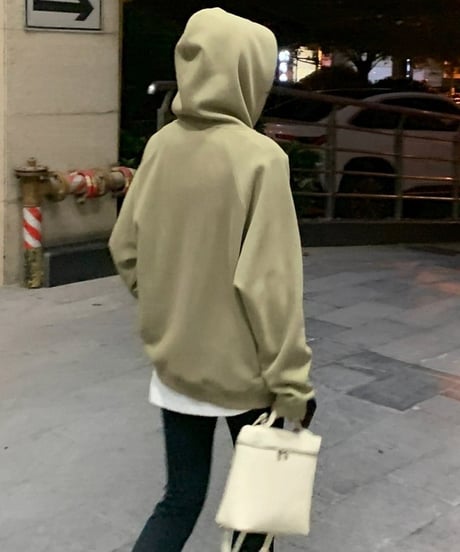 fore logo print hoodie　FL2548