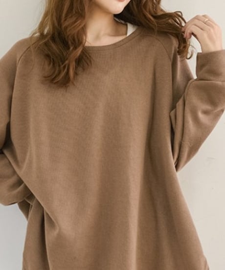 oversized casual knit tops /5color　FL3480