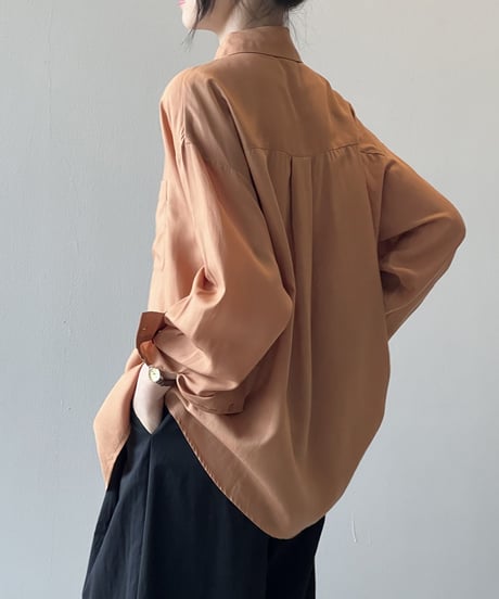 basic loose shirt /4color　FL2735