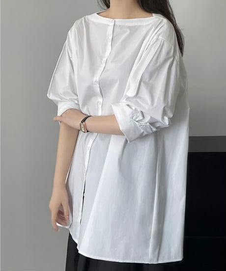 collarless overshirt　FL2088