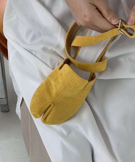 crossstrap flat tabi sandals /2color　FL2320
