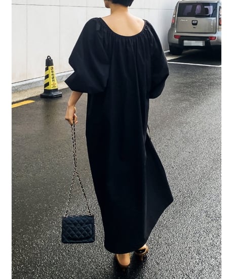volume sleeve dress　FL2098