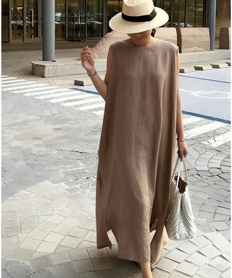 sleeveless dress /3color　FL2007