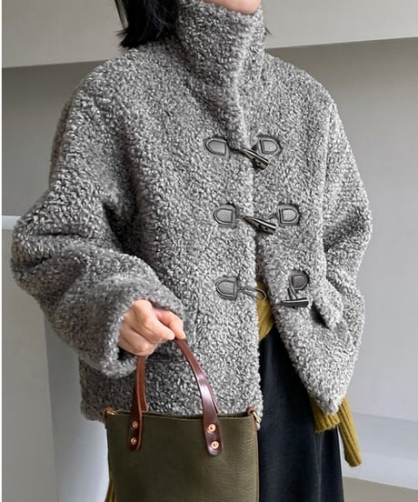 stand collar babo an jacket /2color　FL3018