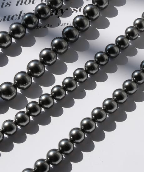 black pearl star necklace　FL3441