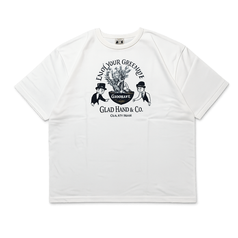 GLADHAND｜ENJOY YOUR GREEN LIFE コラボグラフィック Tシャツ ホ