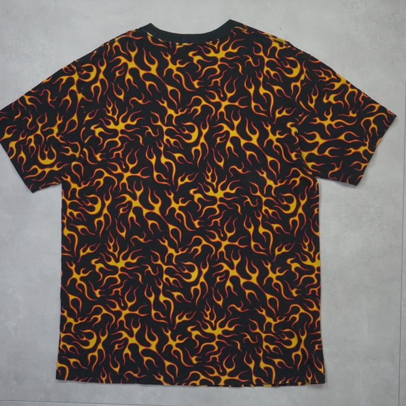 COOTIE PRODUCTIONS｜クーティープロダクションズ フレイム総柄Tシャツ 