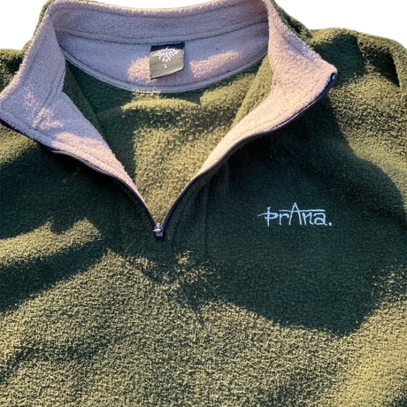 90's prAna  Half Zip Fleece Jacket