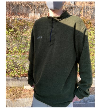 90's prAna  Half Zip Fleece Jacket