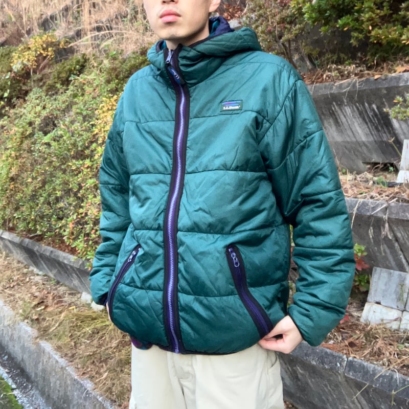 USA製　80s 〜エルエルビーン　プリマロフト puffer jacket 80's L.L.Bean Primaloft Down Jacket | Yamabico