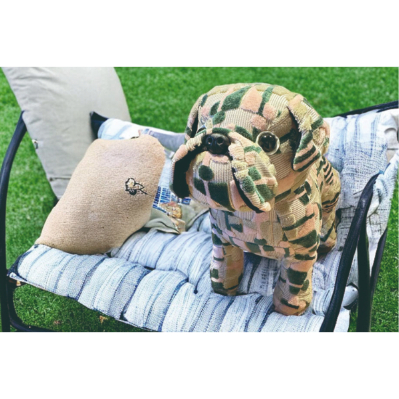 ぬいぐるみ ブルドック ブリッジ ピンク（MON-chan） ※受注生産品