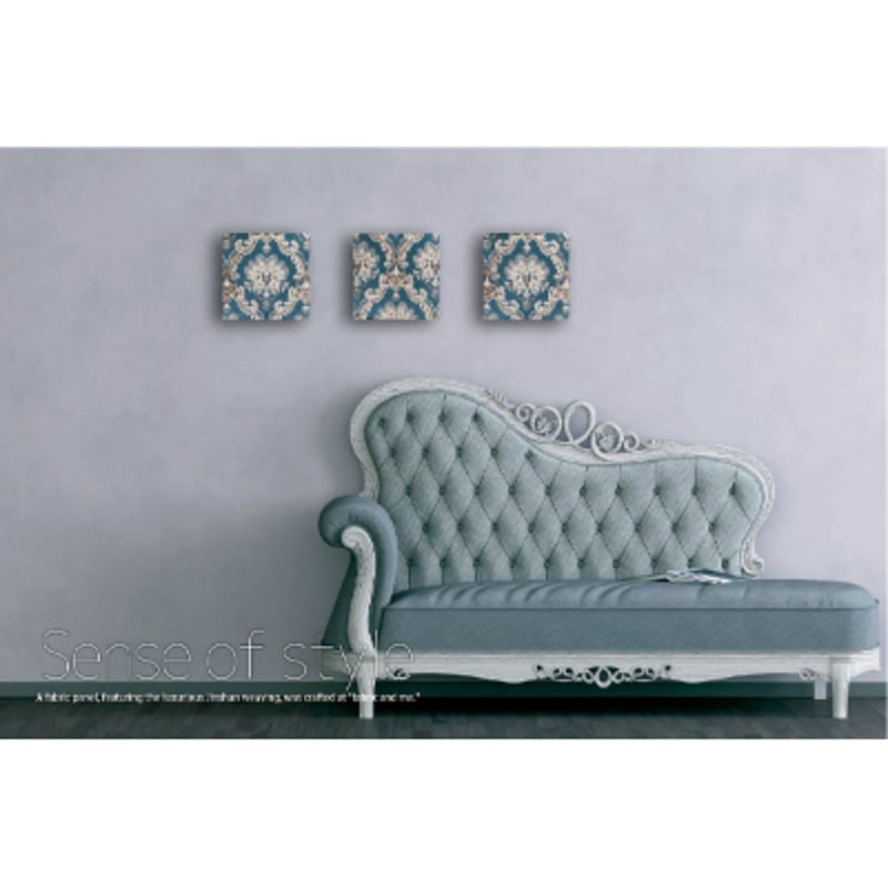 ファブリックパネル ベニス ブルー type-A 30×30 ※受注生産品 | NAKAYA