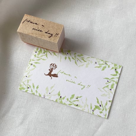 【A53】have a nice day!!スタンプ