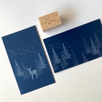 【A9】雪のスタンプ