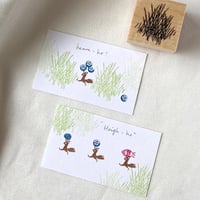 【A54】草むらのスタンプ