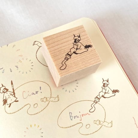【A168】絵の具リス