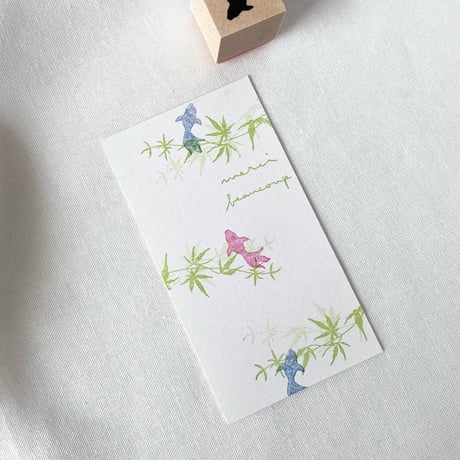 【A41】金魚のスタンプ