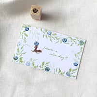 【A45】ブルーベリーのスタンプ