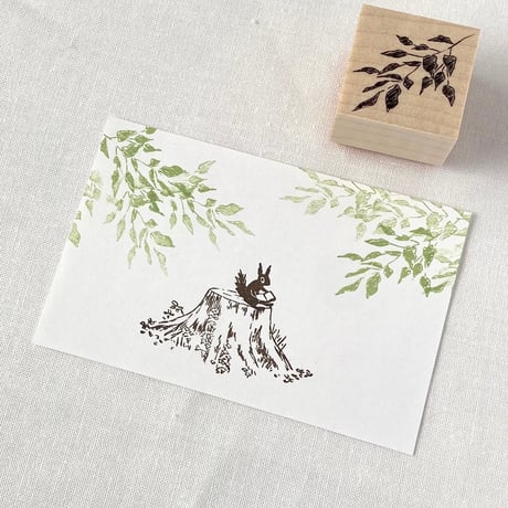 【A56】木の枝のはんこ