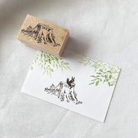【A55】切り株のスタンプ