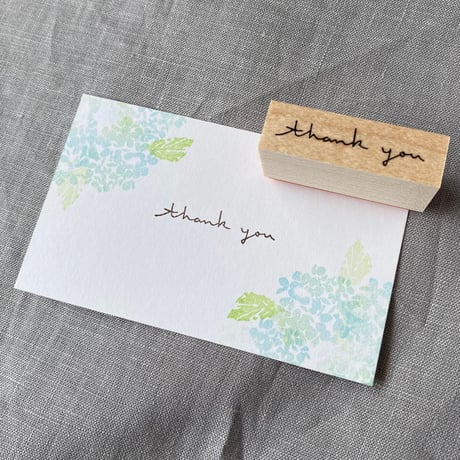 【A35】thank you スタンプ　ver.3