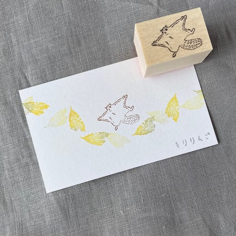 【A38】飛ぶモモンガのスタンプ