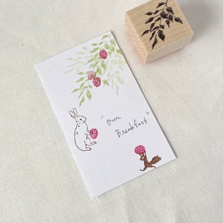 【A56】木の枝のはんこ