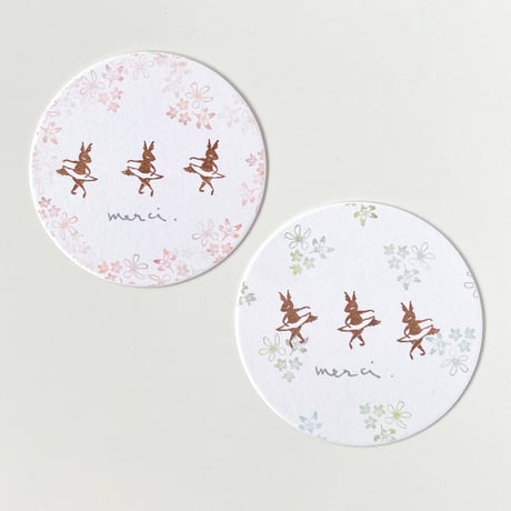 【A65】小花のスタンプ
