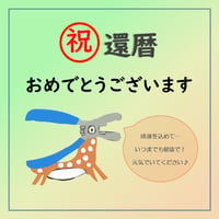 【還暦おめでとう（日本語）】デザインボトル