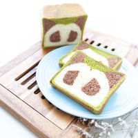 切っても切っても☆パンダ食パン🐼
