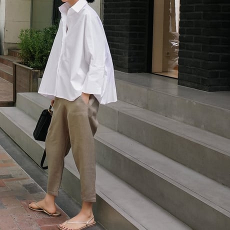 loose silhouette shirt　un1010
