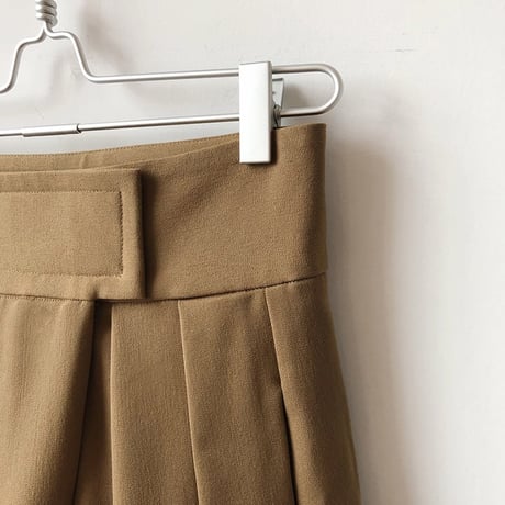 high waist tuck pants /2color　un1134