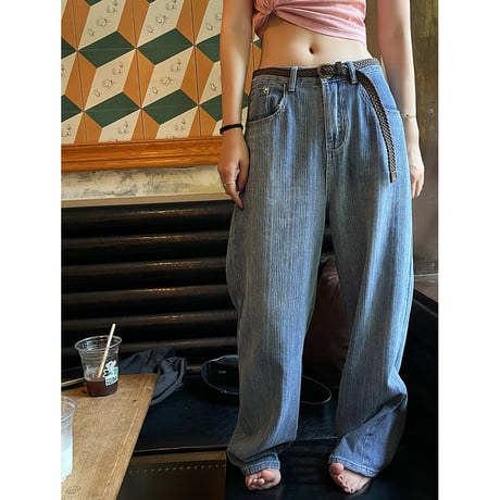wide leg jeans　un11067