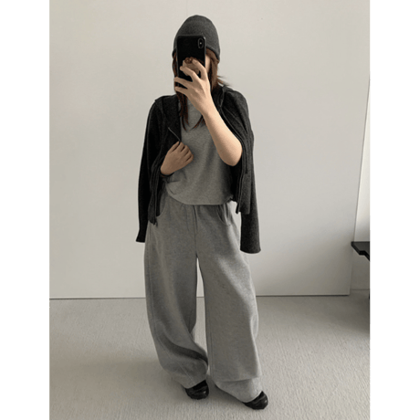 casual scimitar pants /4color　un1627