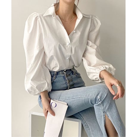 puff sleeve blouse　un1754
